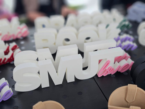 3D Printed Bookshelf Words | Decorative Book Lover Signs for Shelf Decor