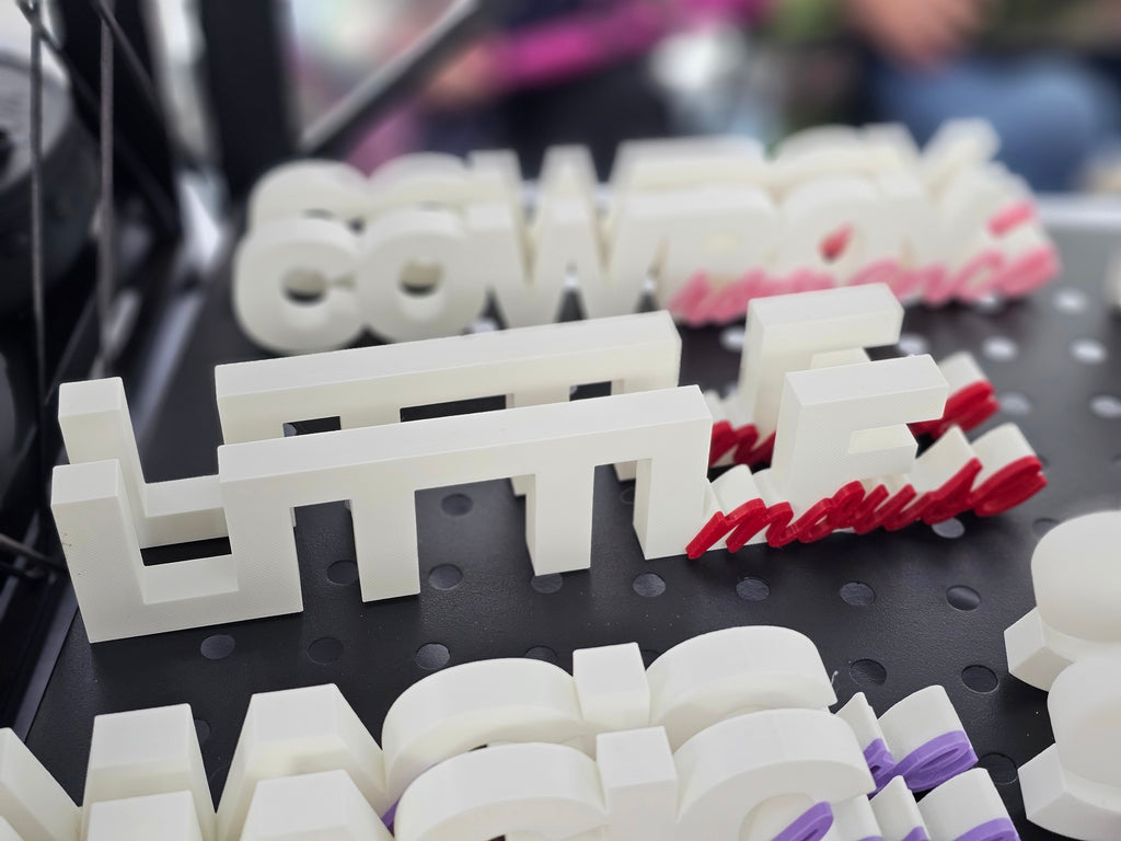 3D Printed Bookshelf Words | Decorative Book Lover Signs for Shelf Decor