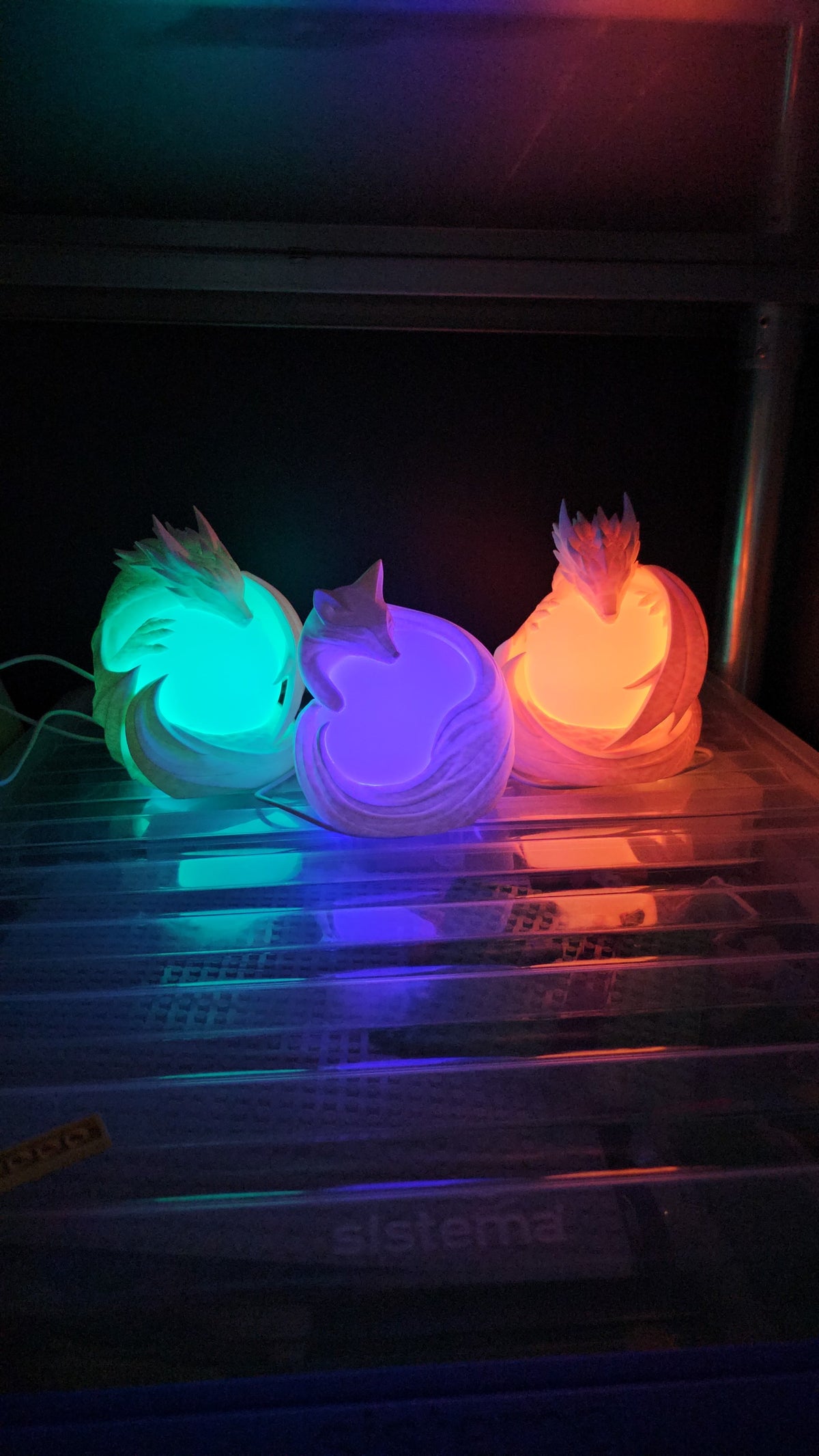 Fantasy Dragon LED Lamp - Multicolour angle 4