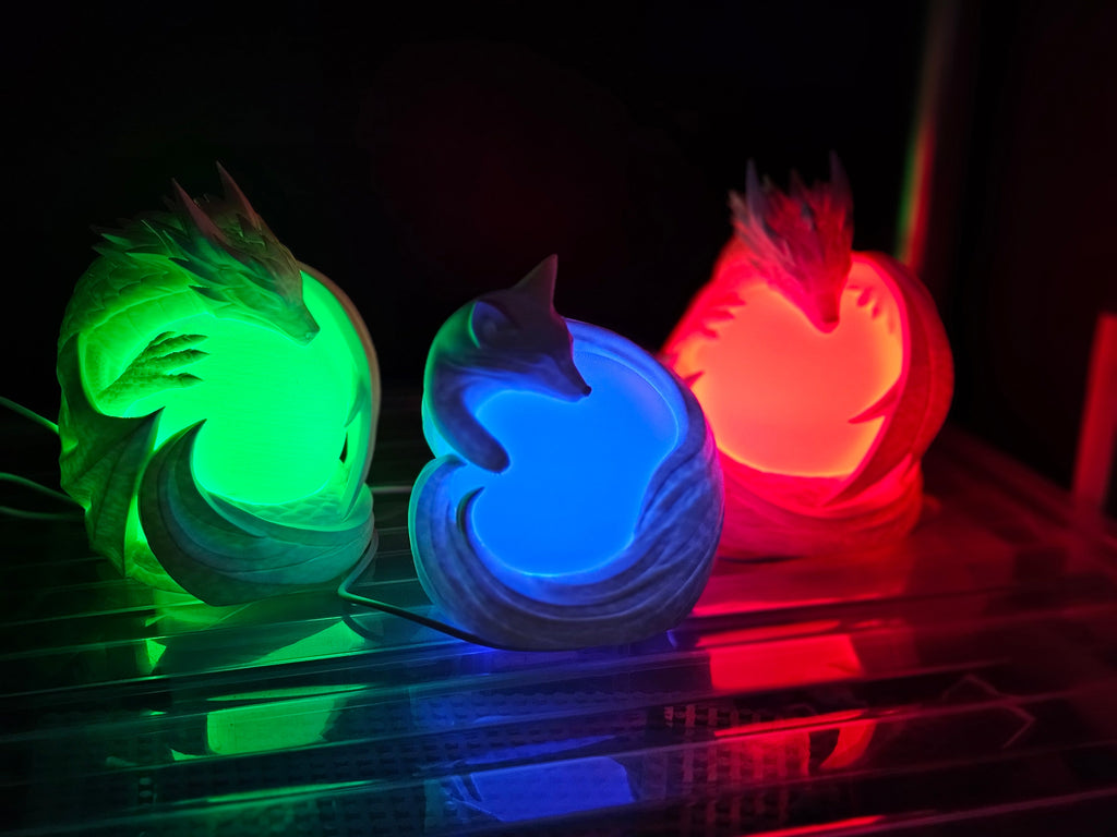 Fantasy Dragon LED Lamp - Multicolour angle 6