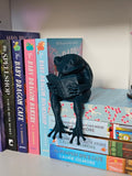 Reading Frog Figurine