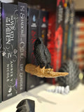 Raven on Branch Figurine