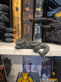 Sleepy Dragon Shelf Sitter | 3D Printed Mini Dragon Bookshelf Decor