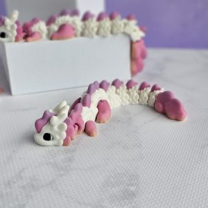 Kaida Dragon - White and Rainbow
