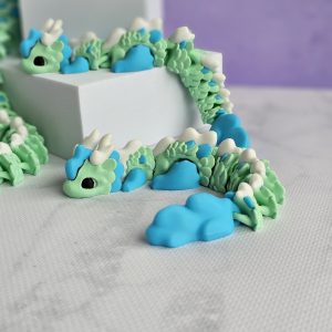 Kaida Dragon - Light Blue, Green and White