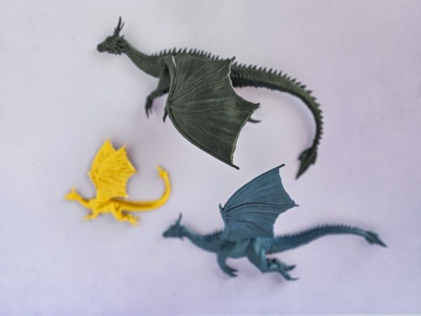 Book Decor - Fourth Wing Wall Dragons