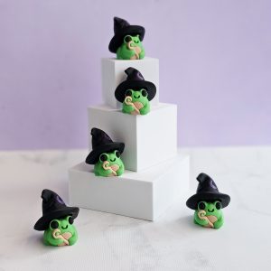 Clicker - Frog with Witches Hat
