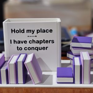 Bookmark Holder with stackable books